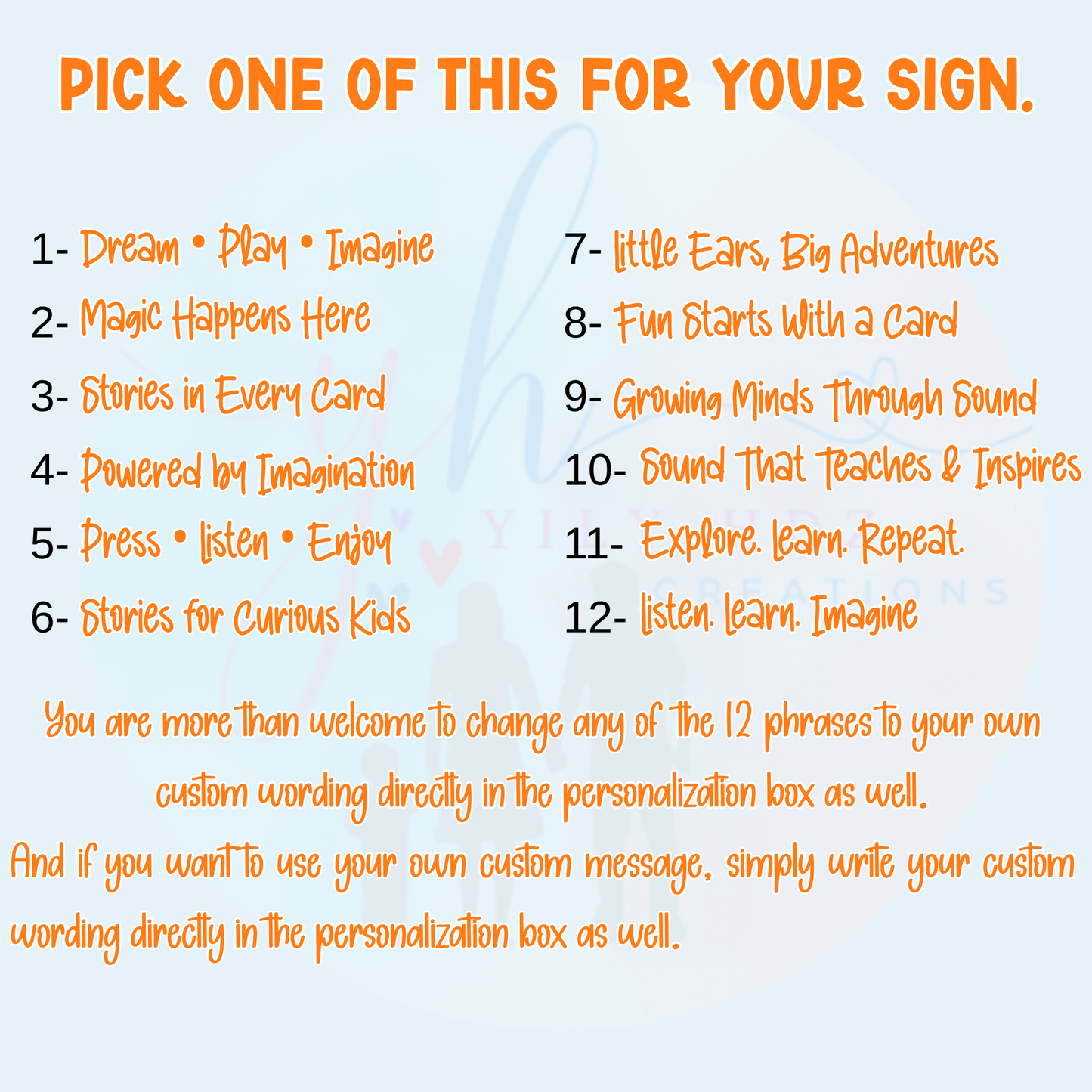 Yoto Cards Wall Sign | Personalized Tonies Display Sign, Yoto Player Accessories, Kids Listening Station Decor.
