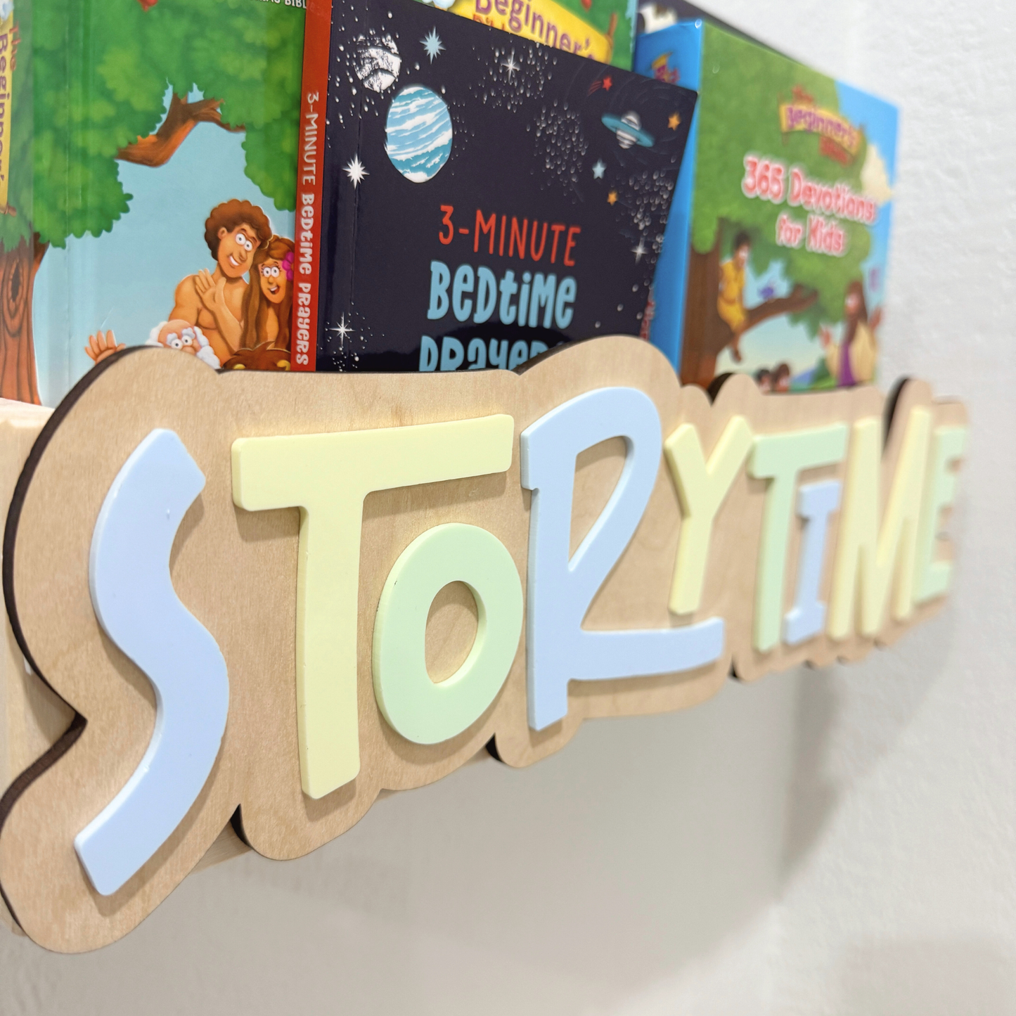 Kids Library Sign | Personalized Storytime Sign, Kids Reading Corner Decor, Kids Bookshelf Decor, Playroom Library Sign.