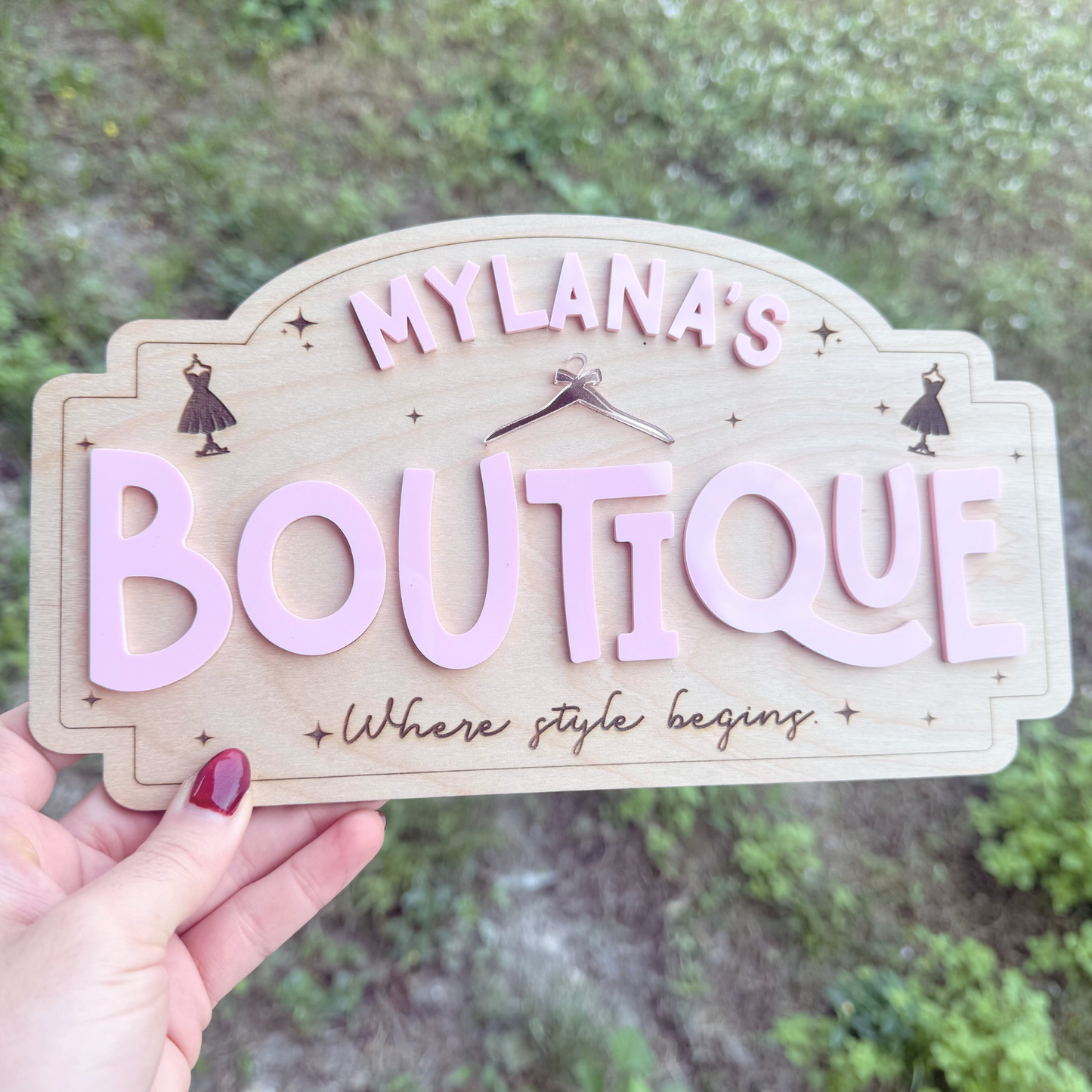 Dress Up Corner Sign For Girls, Custom Girls Pretend Play Sign, Custom Dress Up Sign, Dress Up Corner For Girls, Custom Sign For Girls Room.