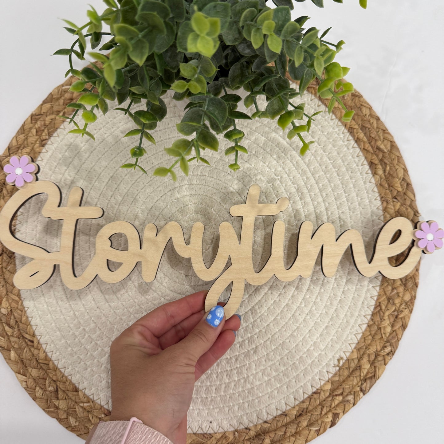 Personalized Kids Library Sign | Custom Storytime Wall Decor | Reading Nook Sign | Playroom & Nursery Decor | Kids Bookshelf Sign