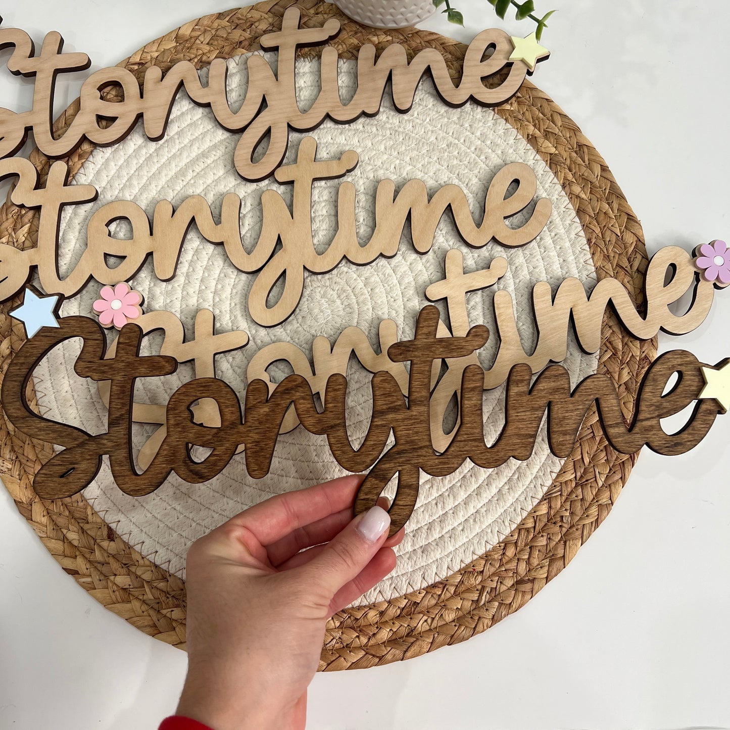 Personalized Kids Library Sign | Custom Storytime Wall Decor | Reading Nook Sign | Playroom & Nursery Decor | Kids Bookshelf Sign